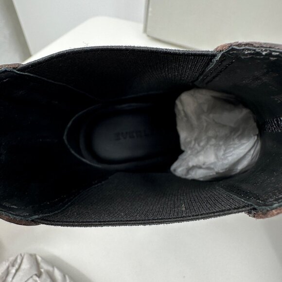 Everlane The Puffa Boot in Dark Brown size 8 Chelsea Ankle 3.25" Chunky Platform - Picture 5 of 8